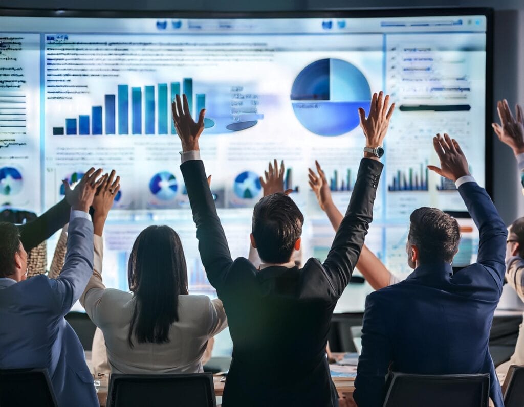 How to Optimize Your Website Architecture and Overcome Google Indexing Pitfalls 4 Post-launch celebration in a modern office with professionals reviewing analytics - Website Architecture